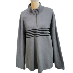 Calvin Klein 1/4 zip mock neck pullover sweater